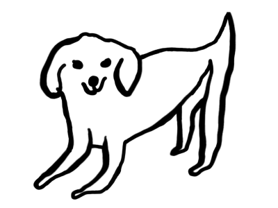 Illustration of Happy Dog